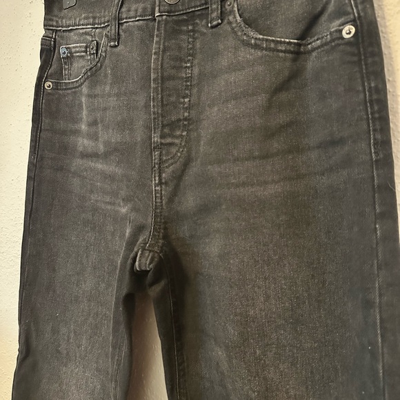 Gap Cheeky Straight Jeans 4/27R Black - Picture 2 of 4